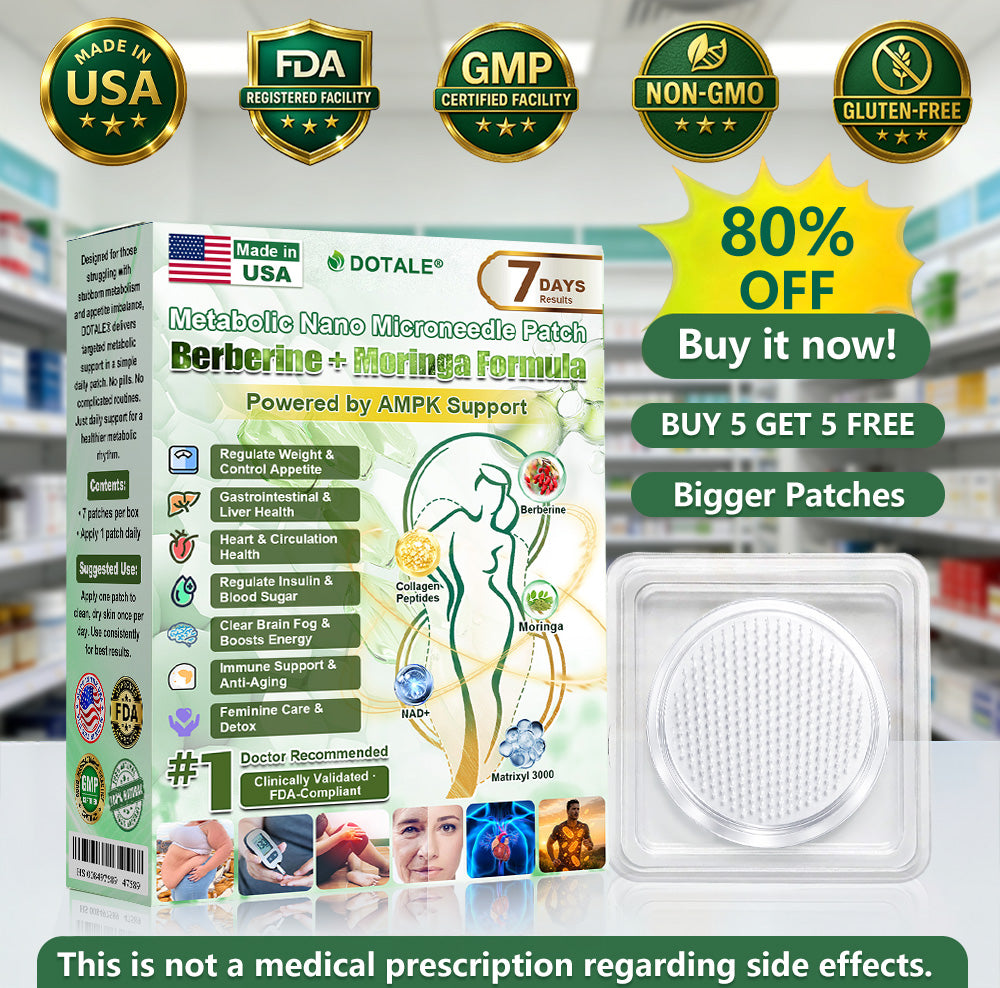 𝑫𝑶𝑻𝑨𝑳𝑬® 𝑴𝒆𝒕𝒂𝒃𝒐𝒍𝒊𝒄 𝑵𝒂𝒏𝒐 𝑴𝒊𝒄𝒓𝒐𝒏𝒆𝒆𝒅𝒍𝒆 𝑷𝒂𝒕𝒄𝒉🛒(𝐉𝐮𝐬𝐭 𝐨𝐧𝐜𝐞 𝐚 𝐝𝐚𝐲, 𝐯𝐢𝐬𝐢𝐛𝐥𝐞 𝐜𝐡𝐚𝐧𝐠𝐞𝐬 𝐢𝐧 𝟕 𝐝𝐚𝐲𝐬）𝘽𝙚𝙧𝙗𝙚𝙧𝙞𝙣𝙚 + 𝙈𝙤𝙧𝙞𝙣𝙜𝙖 𝙁𝙤𝙧𝙢𝙪𝙡𝙖 ✅ 𝐅𝐨𝐫 𝐨𝐛𝐞𝐬𝐢𝐭𝐲, 𝗟𝗼𝗼𝘀𝗲 𝘀𝗸𝗶𝗻,𝐝𝐢𝐚𝐛𝐞𝐭𝐞𝐬, 𝐬𝐥𝐞𝐞𝐩 𝐚𝐩𝐧𝐞𝐚, 𝐣𝐨𝐢𝐧𝐭 𝐢𝐬𝐬𝐮𝐞𝐬, 𝐚𝐧𝐝 𝐦𝐨𝐫𝐞 💥💥