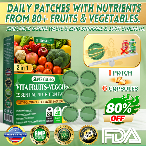 Vita Fruit & Veggie Essential Nutrition Patch